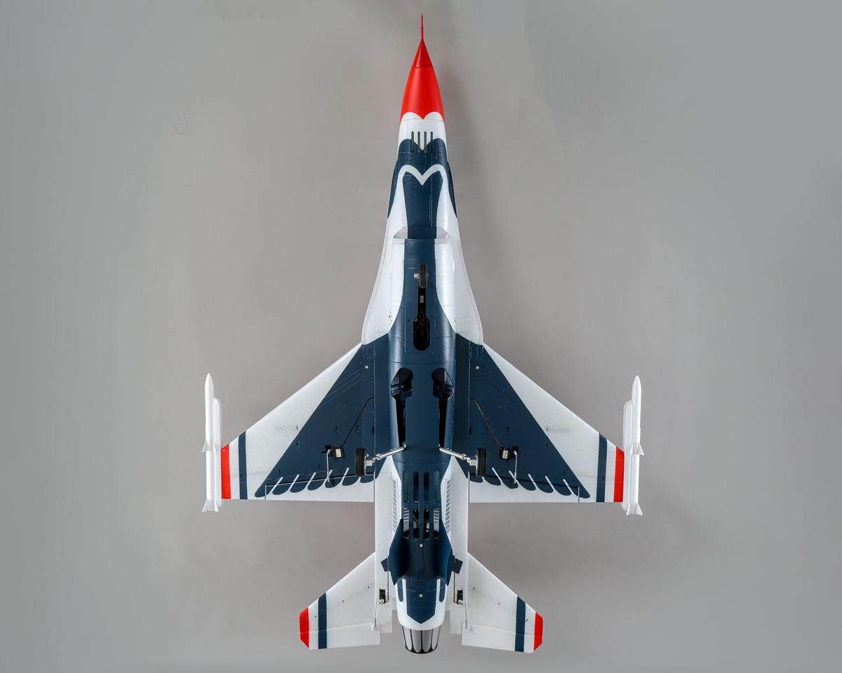 E-flite F-16 Thunderbird 70mm BNF Basic Electric Jet Airplane (815mm) EFL178500