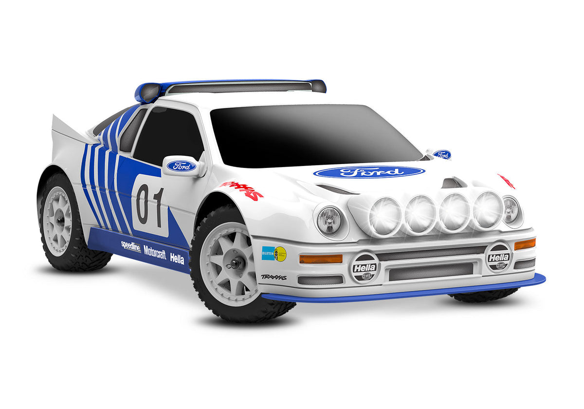 Traxxas Mini Rally VXL Ford RS200 108046-1 color White