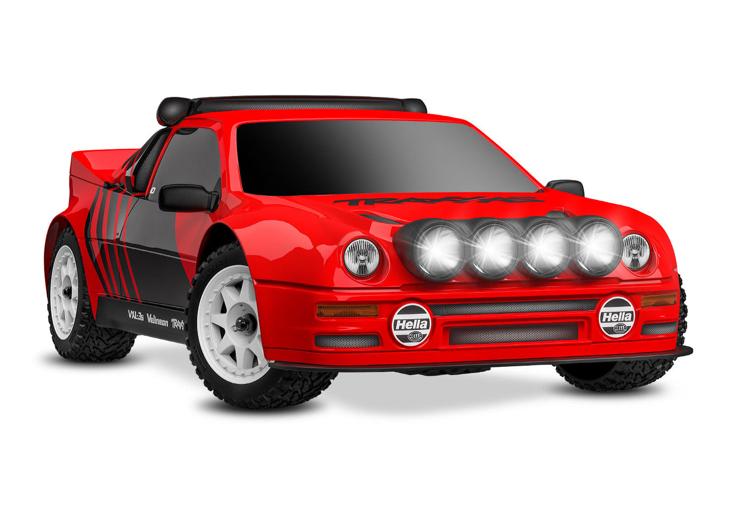 Traxxas Mini Rally VXL Ford RS200 108046-1 color Red
