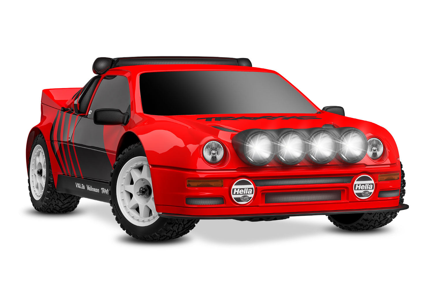 Traxxas Mini Rally VXL Ford RS200 108046-1 color Red