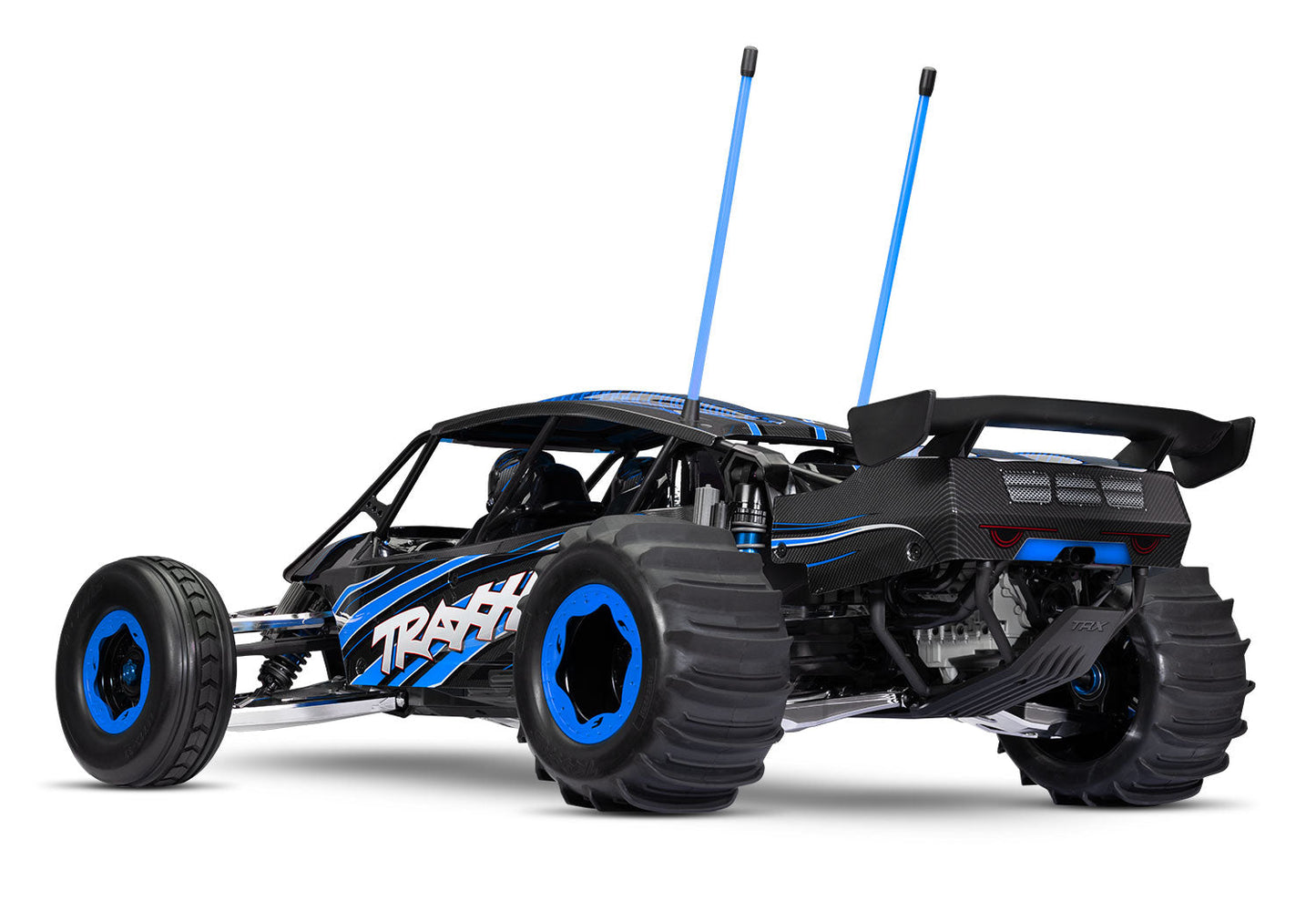 Traxxas Funco Pro Scale Sand Car 109076-4 - Blue 3/4 trasera