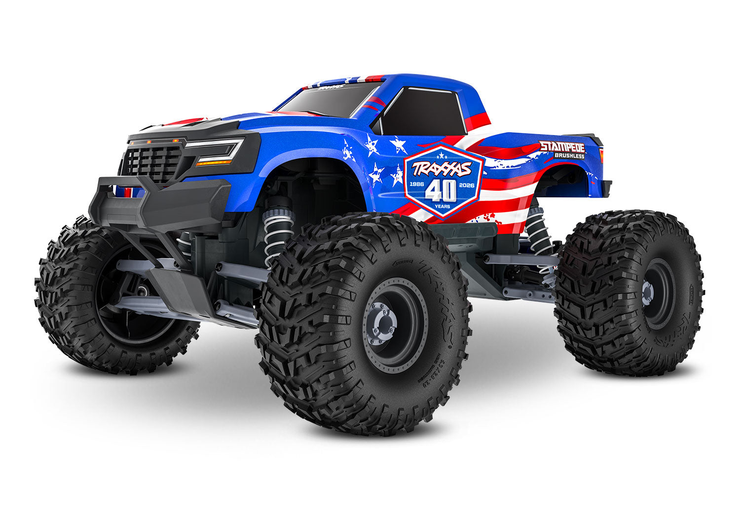 Traxxas Stampede 2WD Brushless VX3 136454-4 color 40 Aniversario