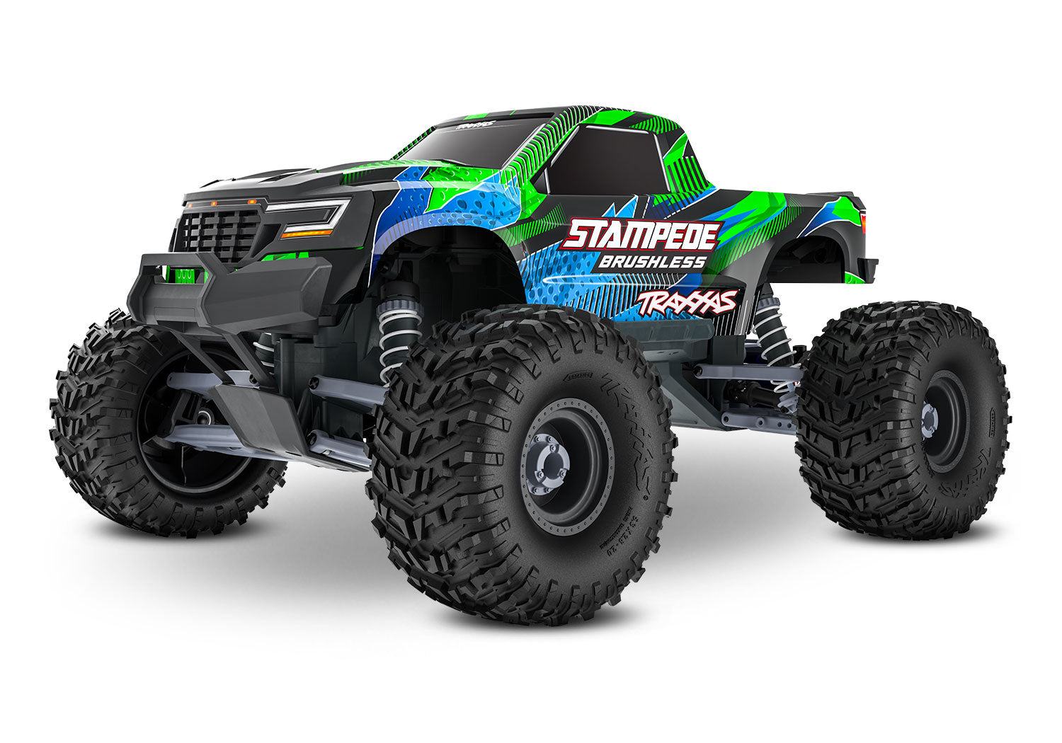 Traxxas Stampede 2WD Brushless VX3 136454-4 color Verde