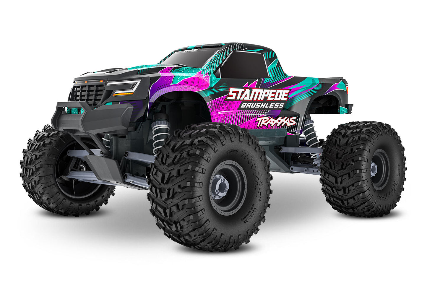 Traxxas Stampede 2WD Brushless VX3 136454-4 color Rosa