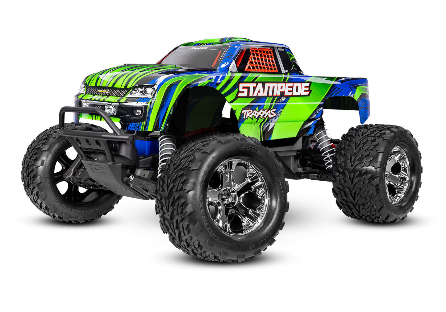 Traxxas Stampede 2WD XL-5 con batería Brushed 2WD – 36254-8 color Verde