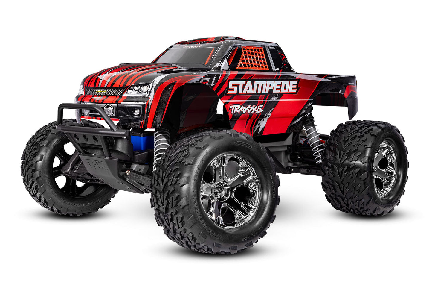 Traxxas Stampede 2WD XL-5 con batería Brushed 2WD – 36254-8 color Rojo