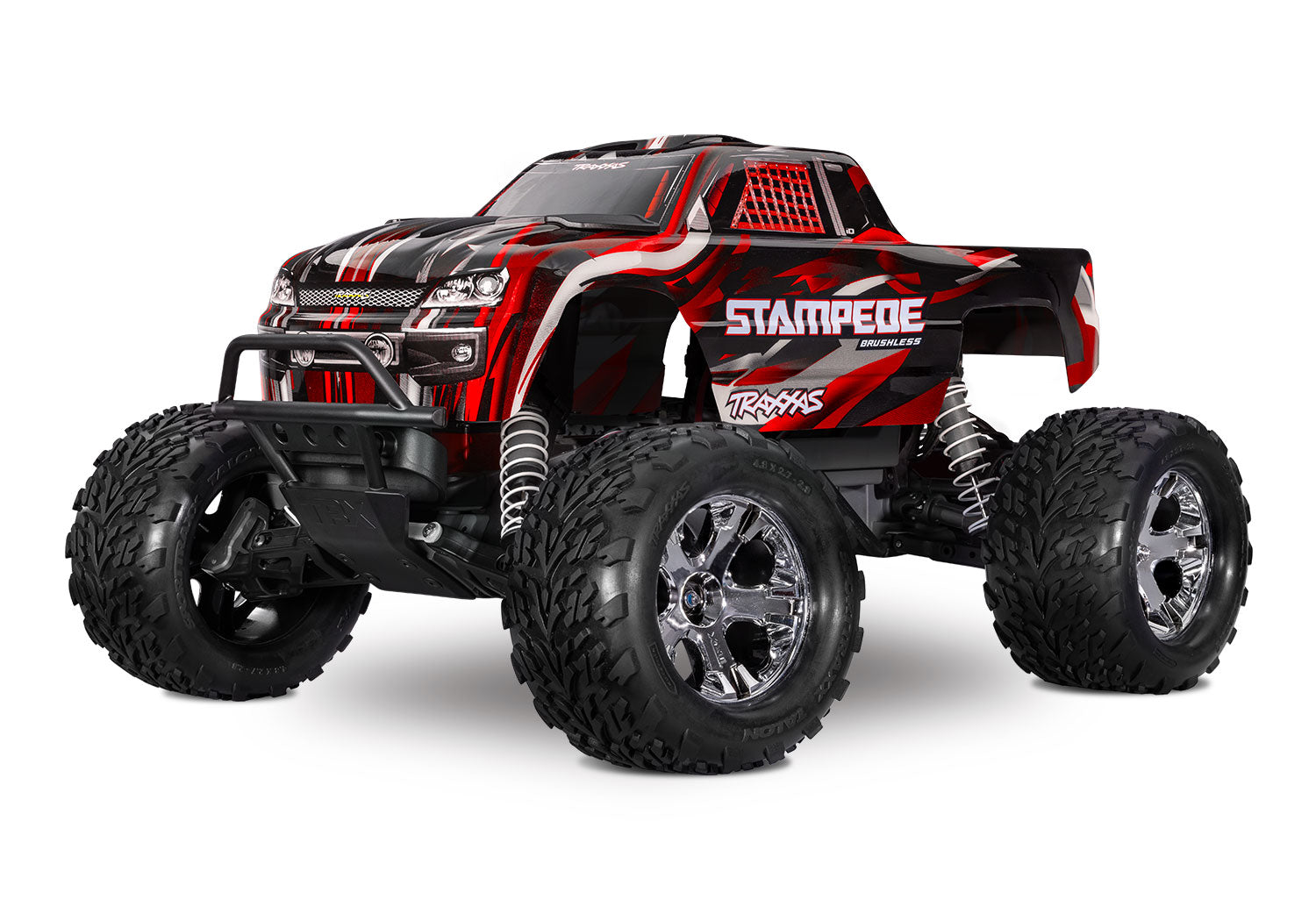 Traxxas Stampede 2WD BL-2s 2S Brushless 2WD – 36354-4 color Rojo