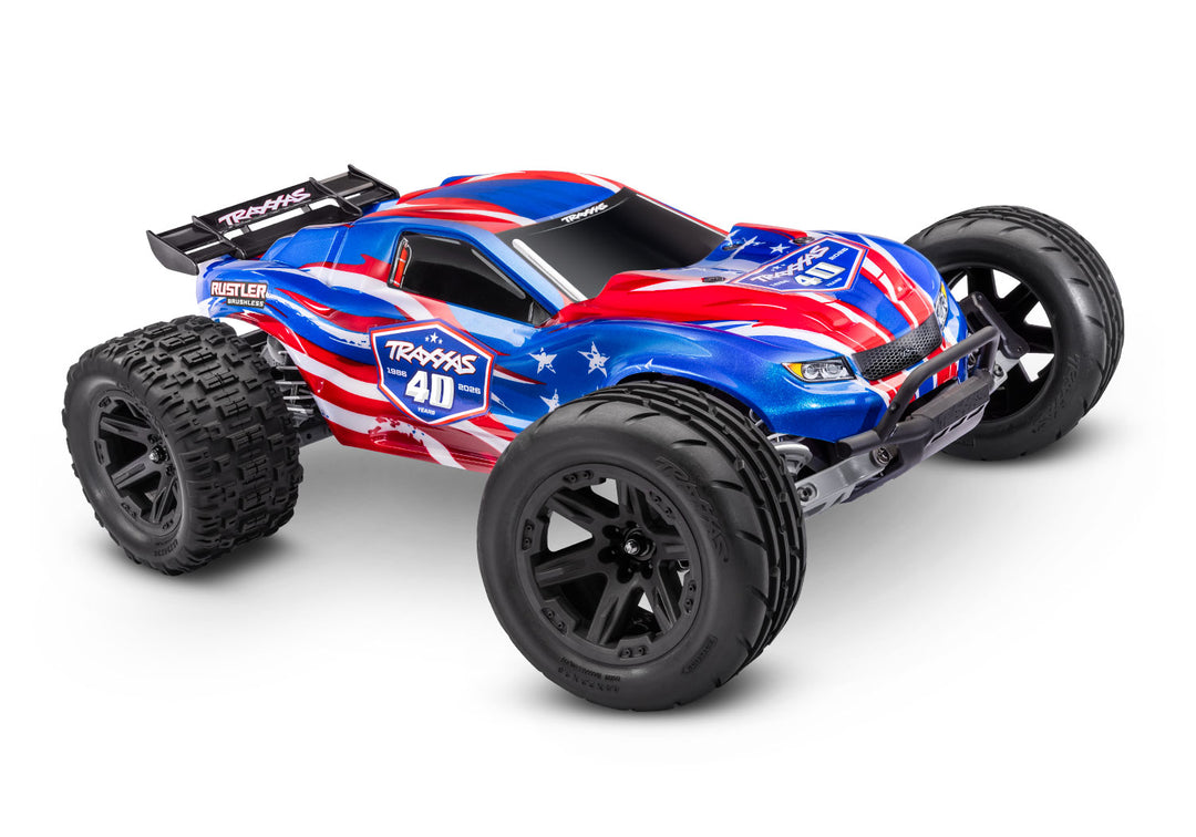 Traxxas Rustler 2WD Brushless 37454-4 color 40th Anniversary