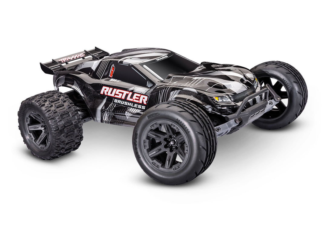 Traxxas Rustler 2WD Brushless 37454-4 color Black