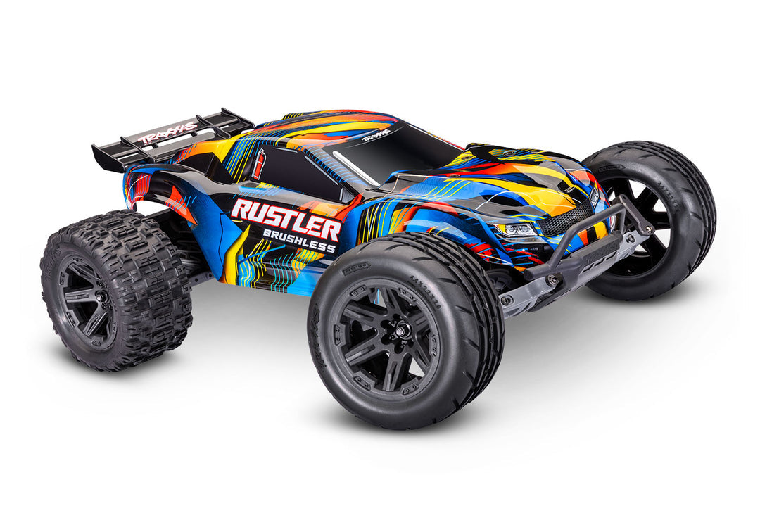 Traxxas Rustler 2WD Brushless 37454-4 color Yellow