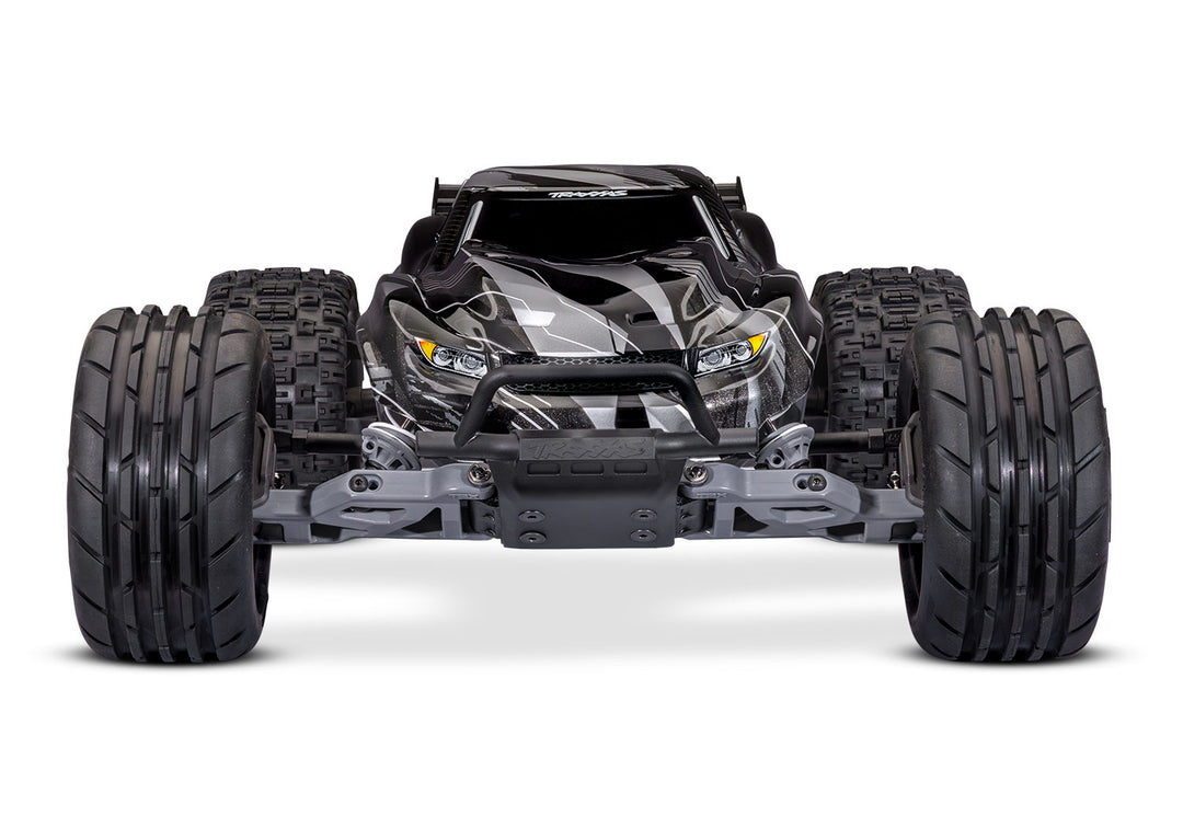 Traxxas Rustler 2WD Brushless 37454-4 - Black frontal