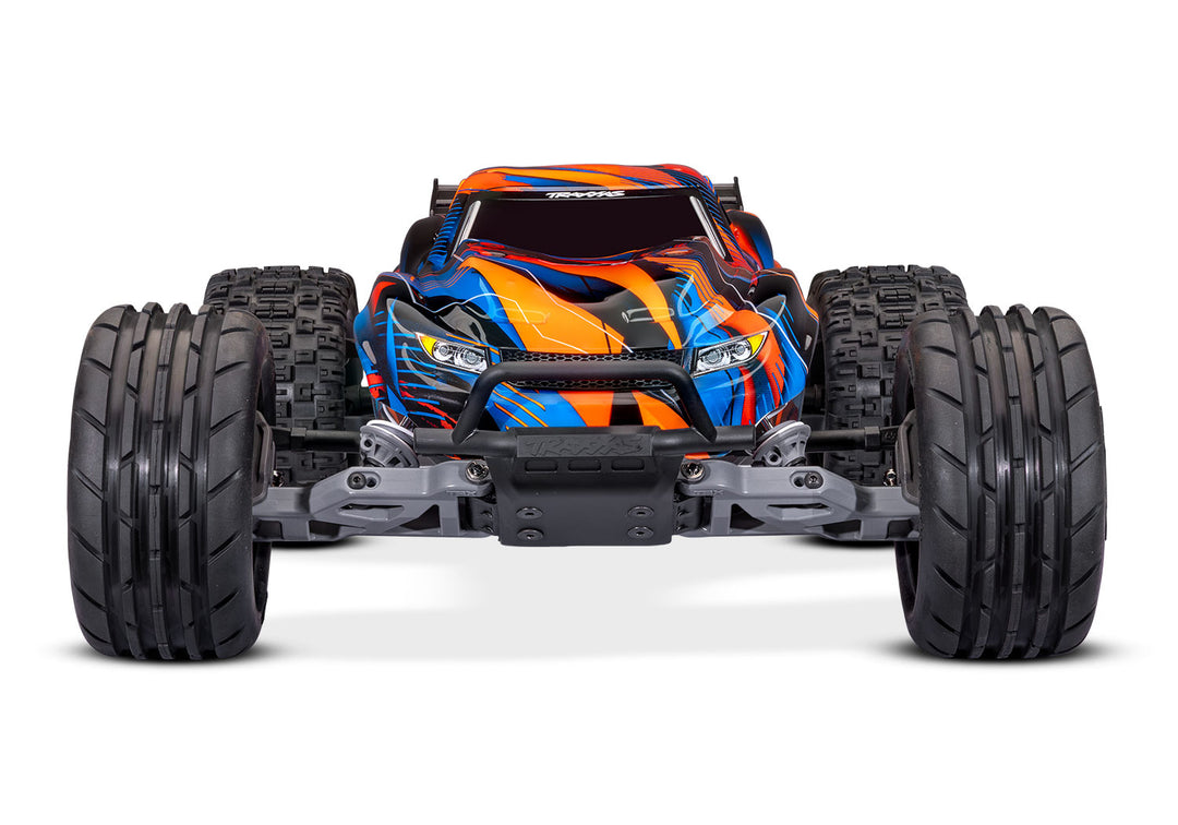 Traxxas Rustler 2WD Brushless 37454-4 - Orange frontal