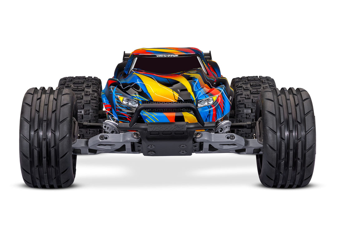 Traxxas Rustler 2WD Brushless 37454-4 - Yellow frontal