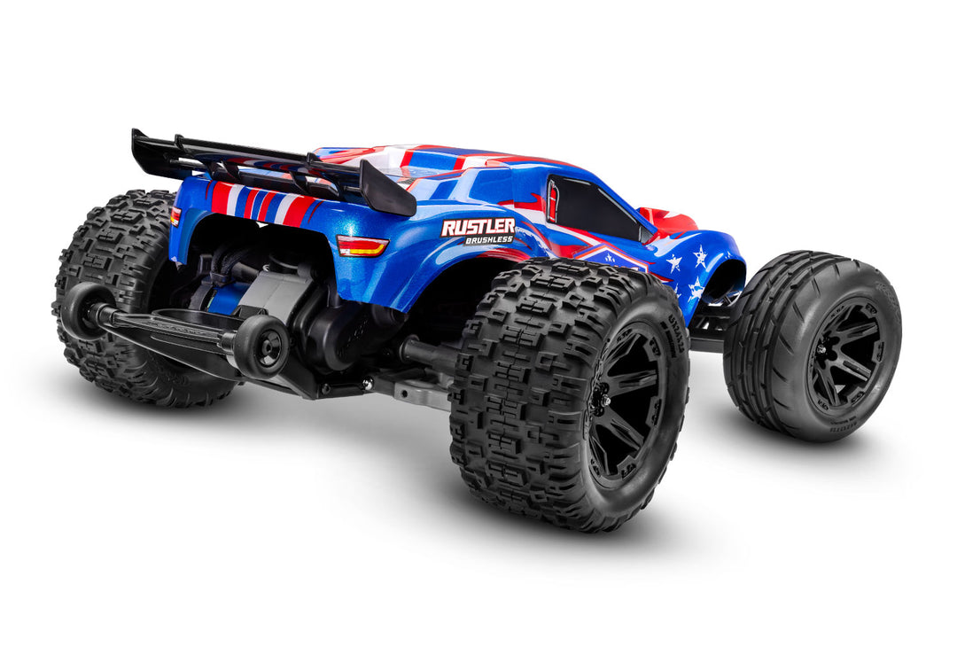 Traxxas Rustler 2WD Brushless 37454-4 - 40th Anniversary trasera