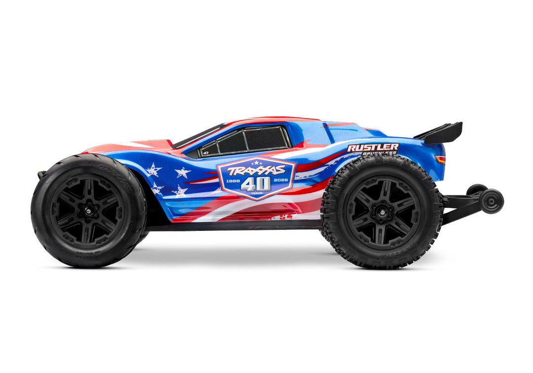 Traxxas Rustler 2WD Brushless 37454-4 - 40th Anniversary lateral