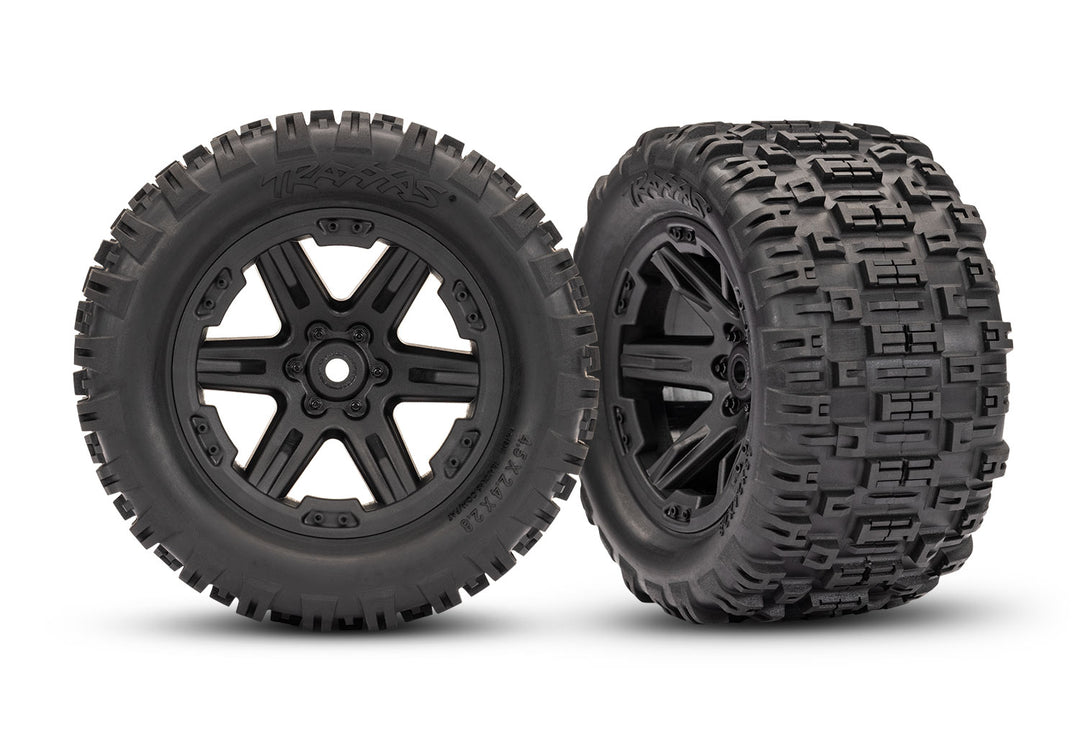 Traxxas Rustler 2WD Brushless 37454-4 - Llantas traseras Sledgehammer ST
