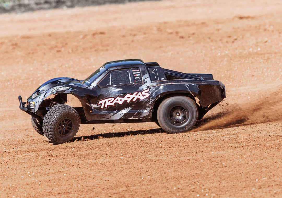 Traxxas Slash 2WD Brushless 58434-4 - Black acción tierra 8086