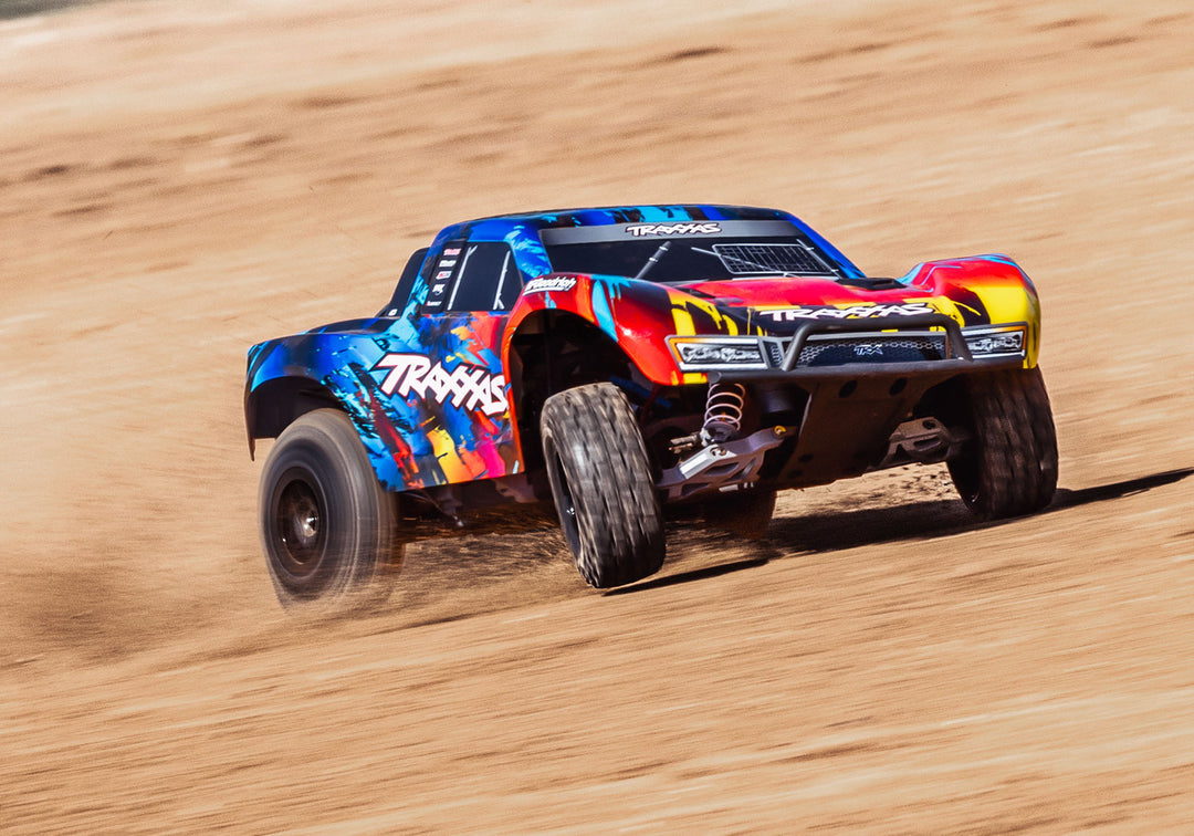Traxxas Slash 2WD Brushless 58434-4 - Rock and Roll acción derecha