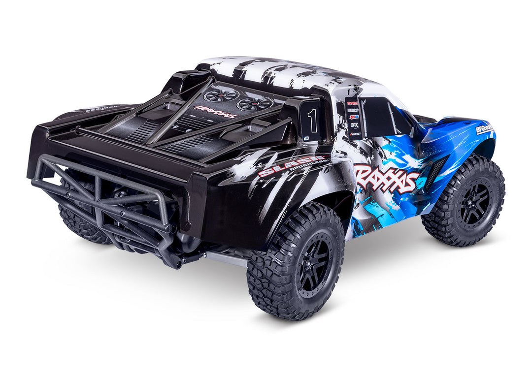 Traxxas Slash 2WD Brushless 58434-4 - Blue trasera
