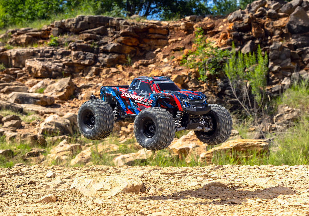 Traxxas Stampede 4X4 Brushless VX3 67454-4 - Acción rojo