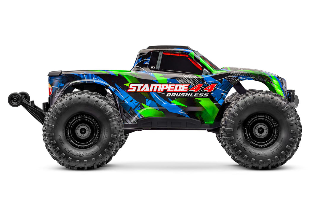 Traxxas Stampede 4X4 Brushless VX3 67454-4 - Lateral verde