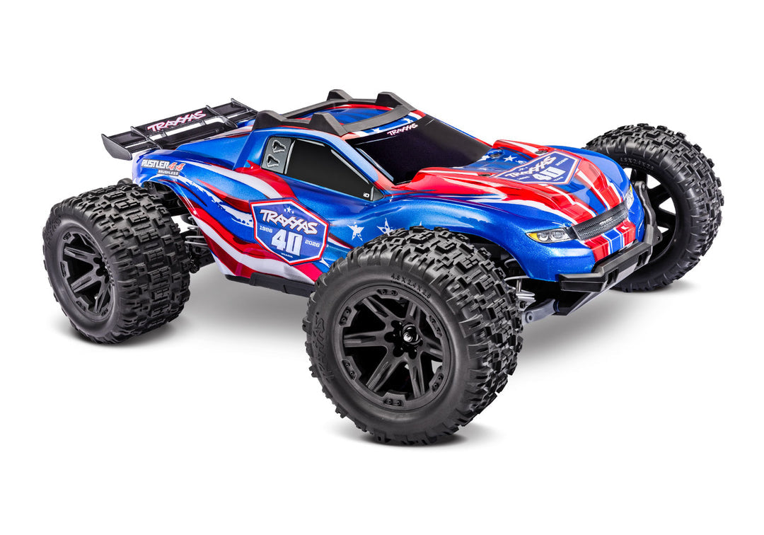 Traxxas Rustler 4X4 Brushless 67464-4 color 40TH Anniversary