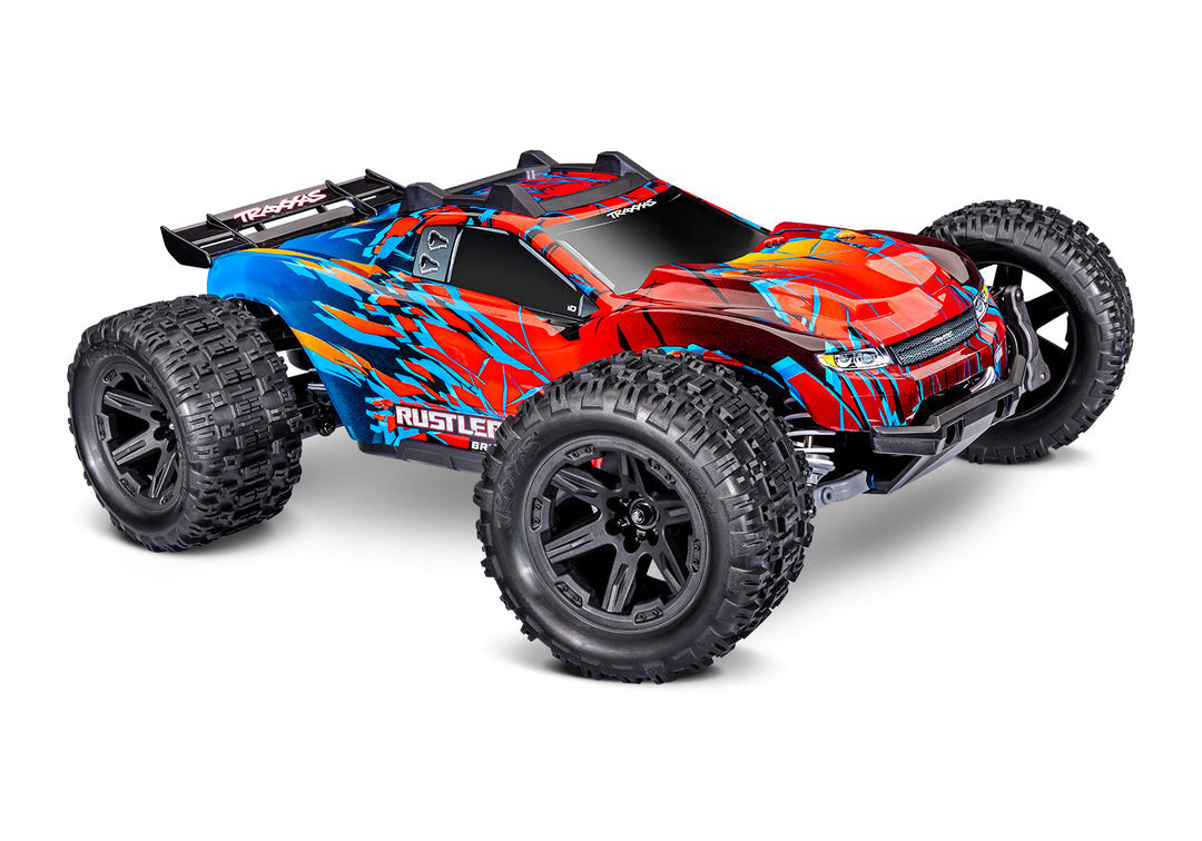 Traxxas Rustler 4X4 Brushless 67464-4 color Red