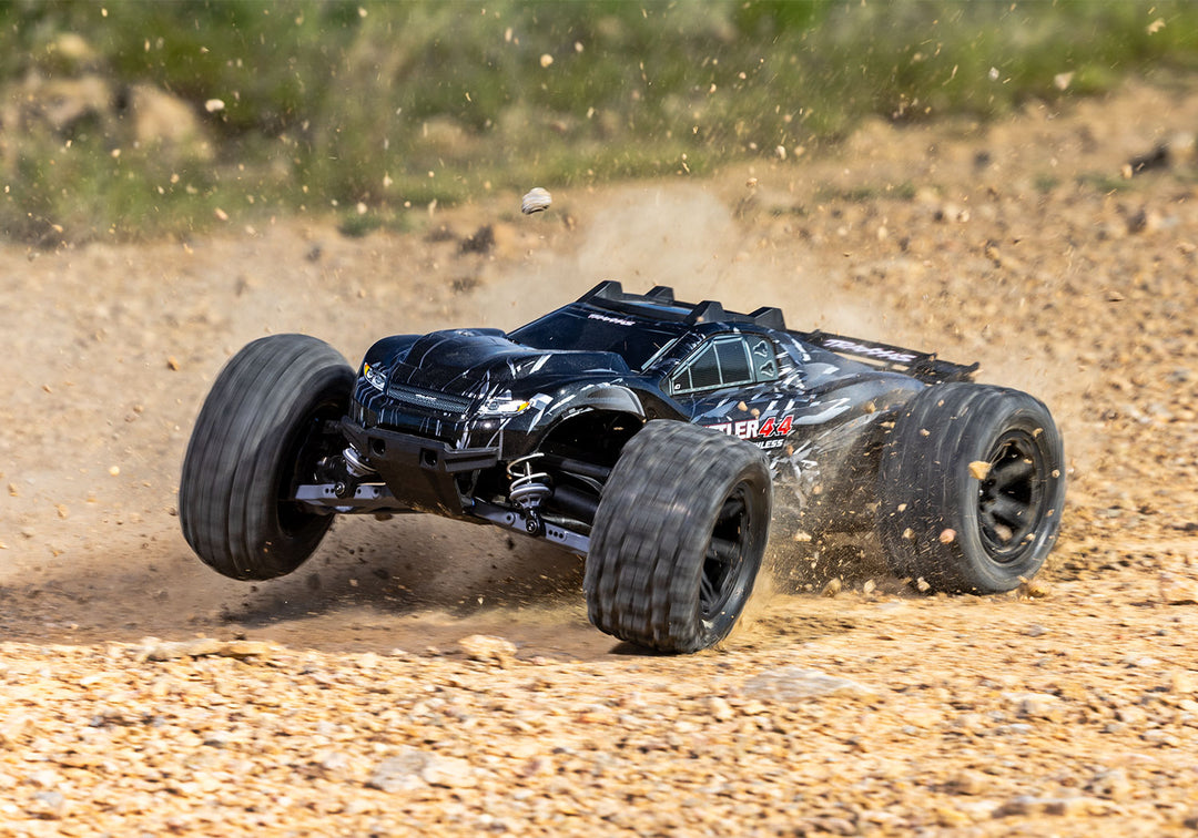 Traxxas Rustler 4X4 Brushless 67464-4 - Acción Black 9067