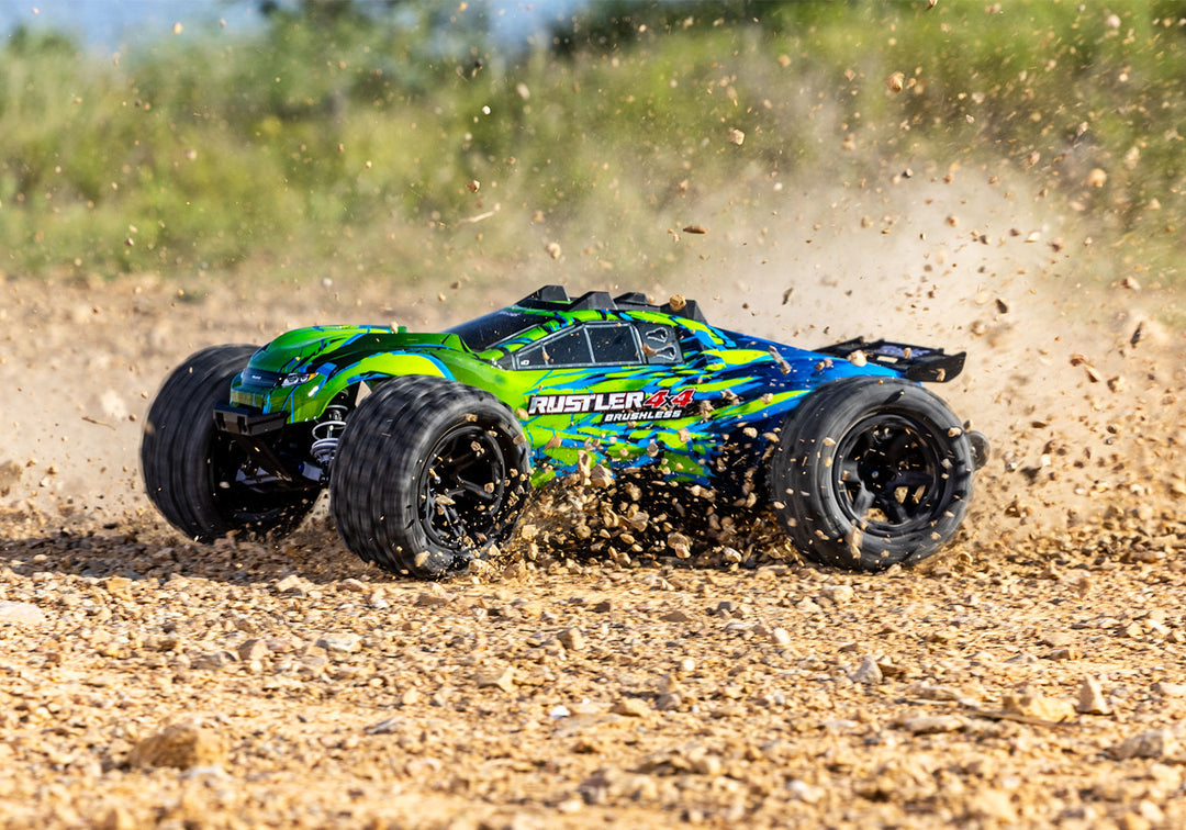 Traxxas Rustler 4X4 Brushless 67464-4 - Acción Green 9076