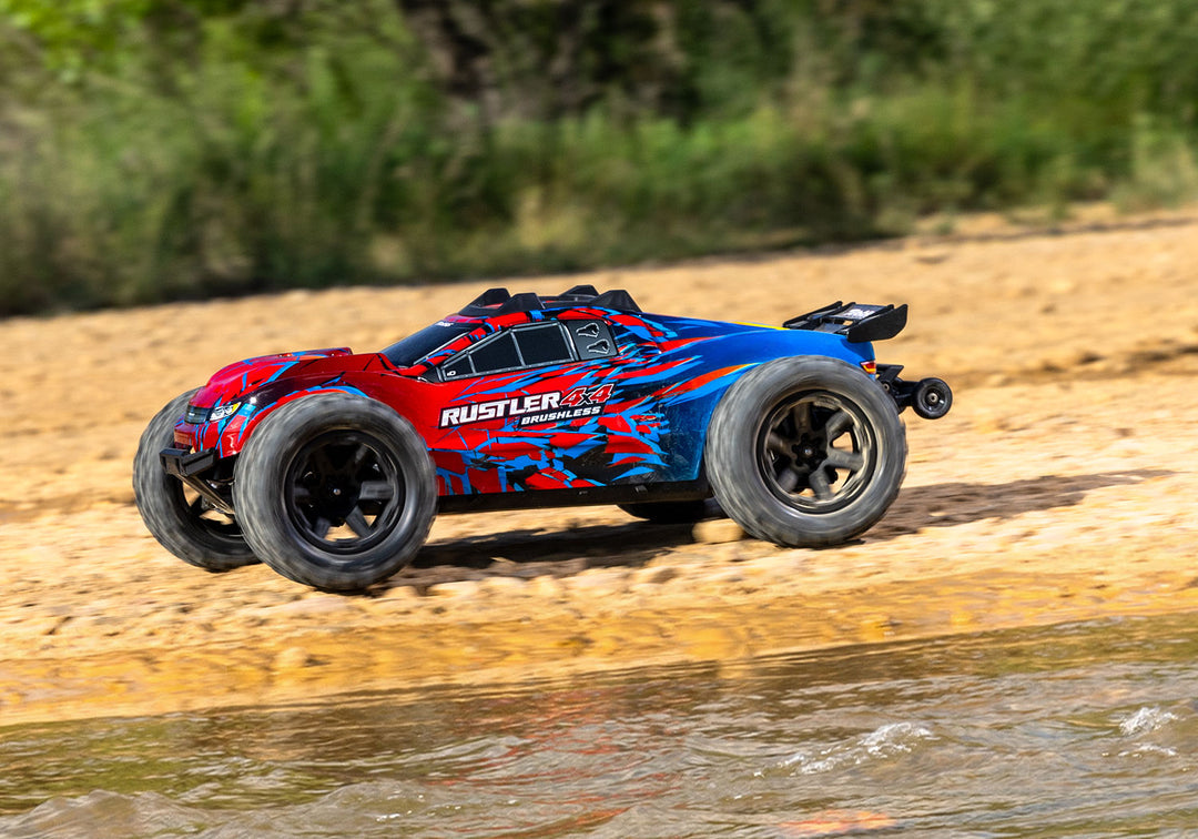 Traxxas Rustler 4X4 Brushless 67464-4 - Acción Red 9180