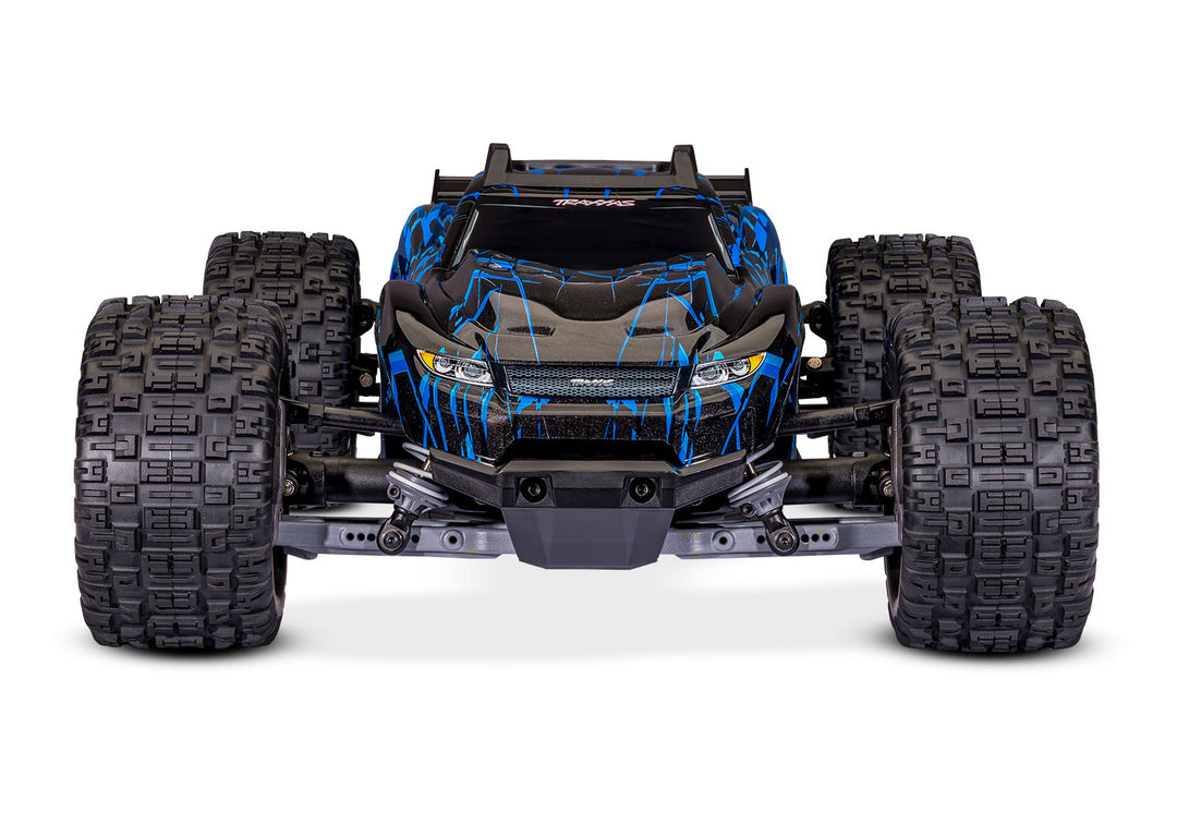 Traxxas Rustler 4X4 Brushless 67464-4 - Blue frontal