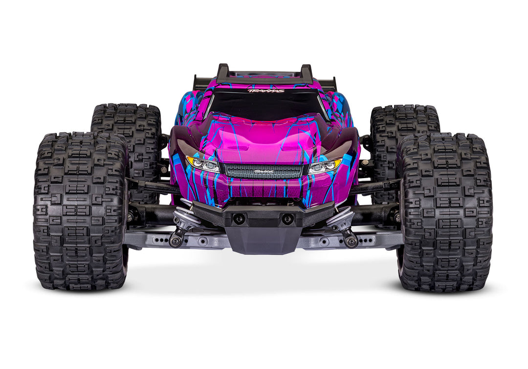 Traxxas Rustler 4X4 Brushless 67464-4 - Purple frontal