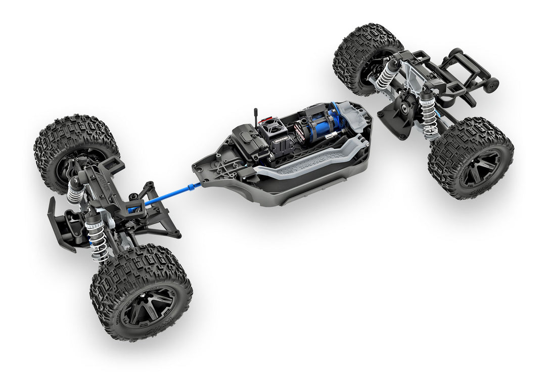 Traxxas Rustler 4X4 Brushless 67464-4 - Chasis modular
