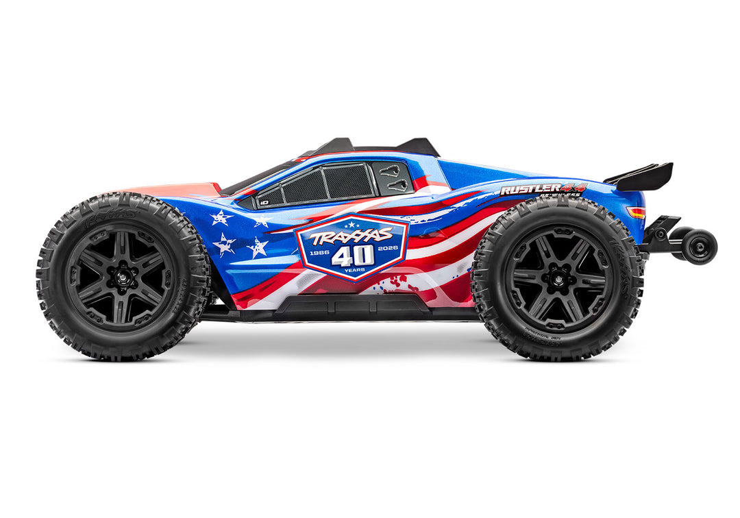 Traxxas Rustler 4X4 Brushless 67464-4 - 40TH lateral