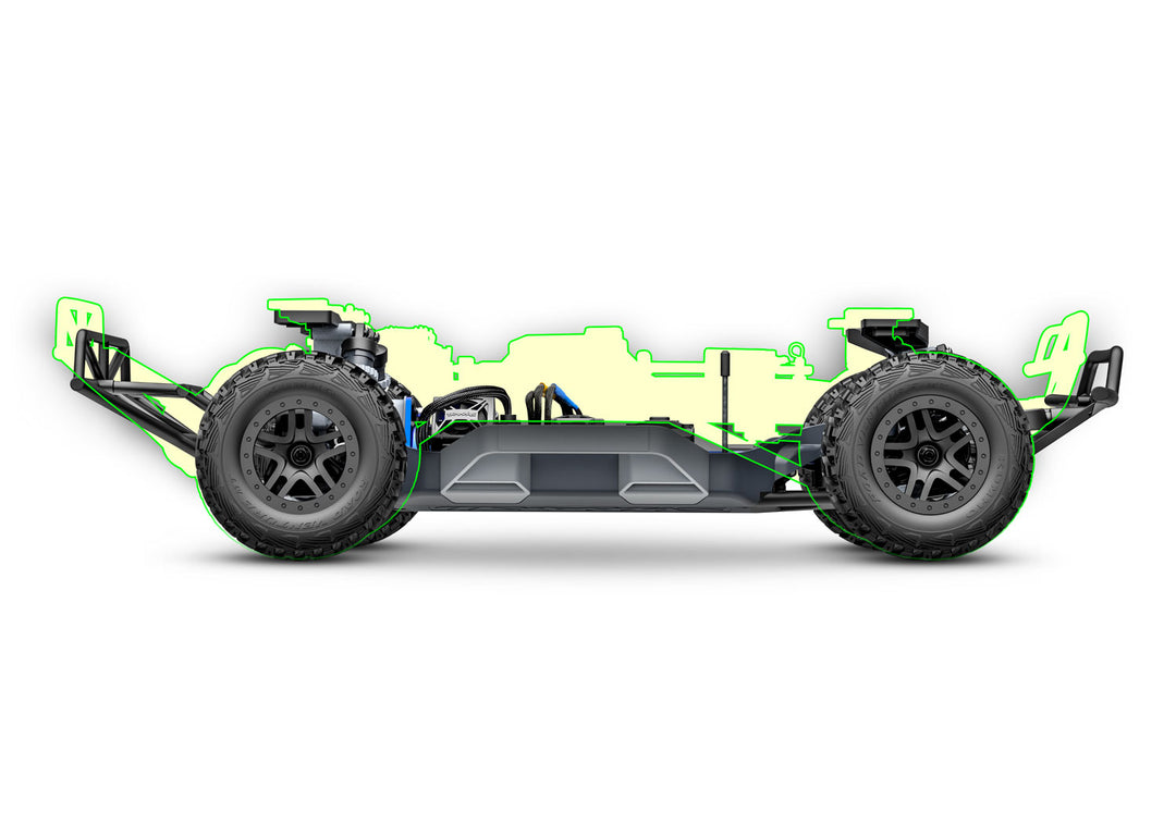 Traxxas Slash 4X4 Brushless 68454-4 - Low CG Chassis