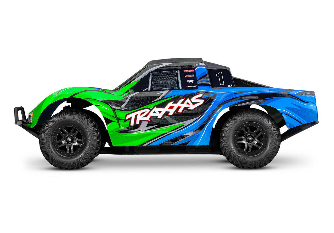 Traxxas Slash 4X4 Brushless 68454-4 - Green side