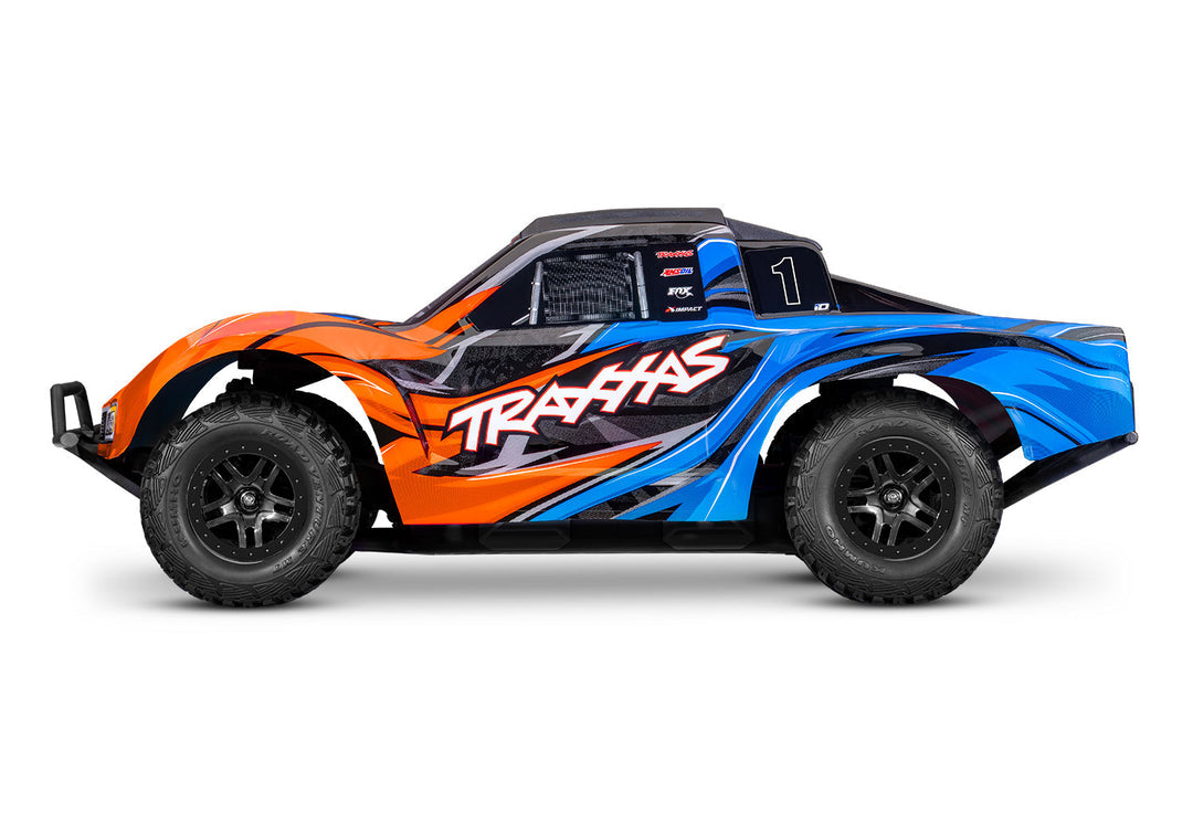 Traxxas Slash 4X4 Brushless 68454-4 - Orange side
