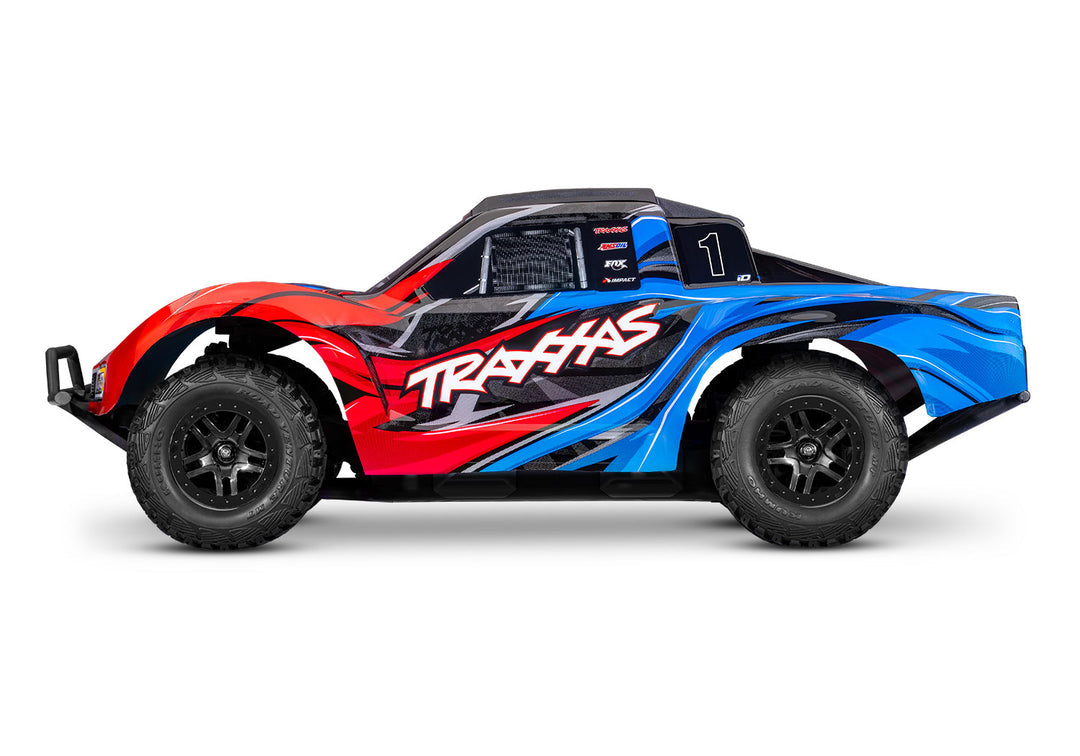 Traxxas Slash 4X4 Brushless 68454-4 - Red side