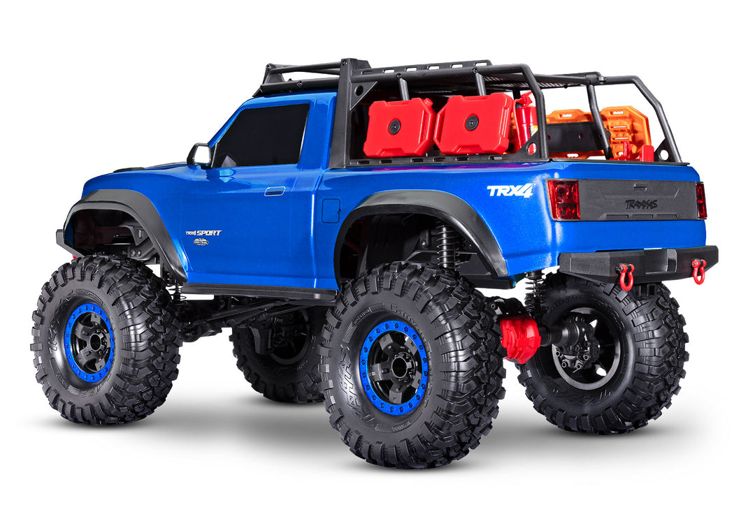 Traxxas TRX-4 Sport High Trail Edition 82044-4 - Blue 3/4 trasera