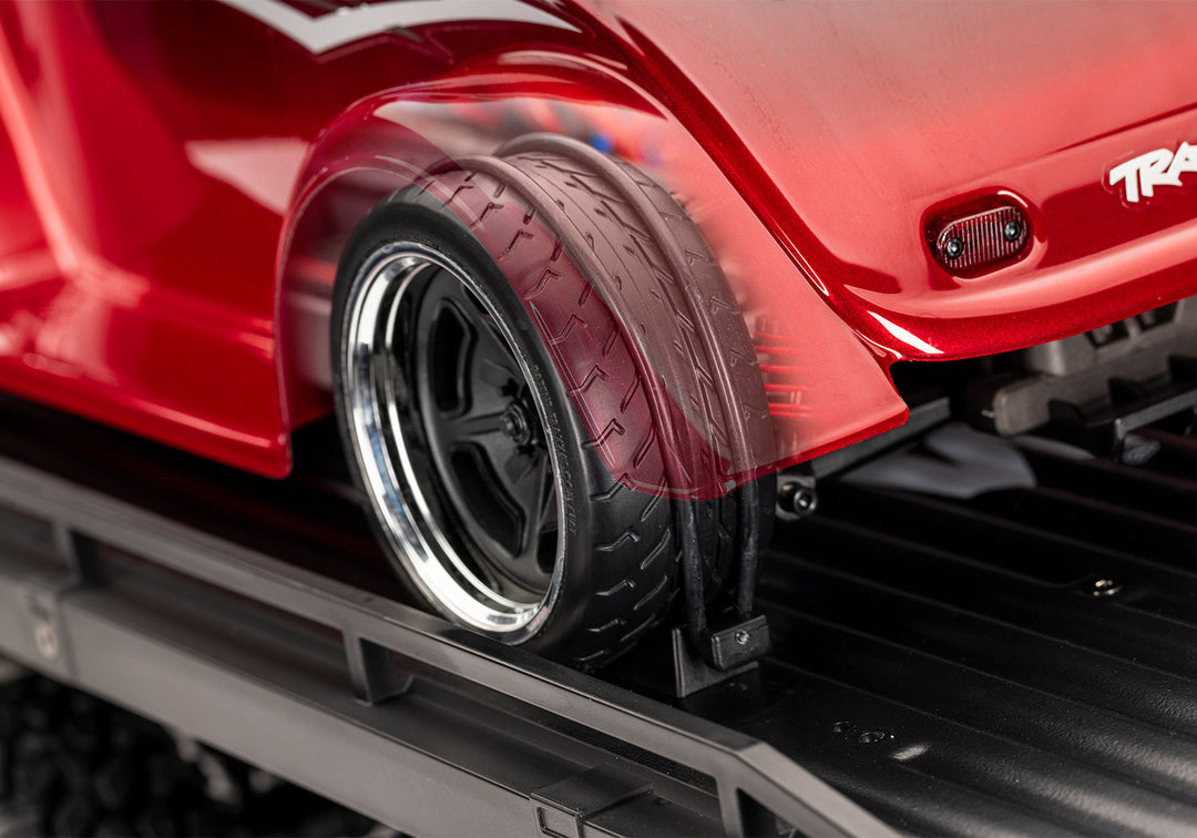 Traxxas TRX-6 Ultimate RC Hauler 88086-84 - Detalle bandas de sujeción