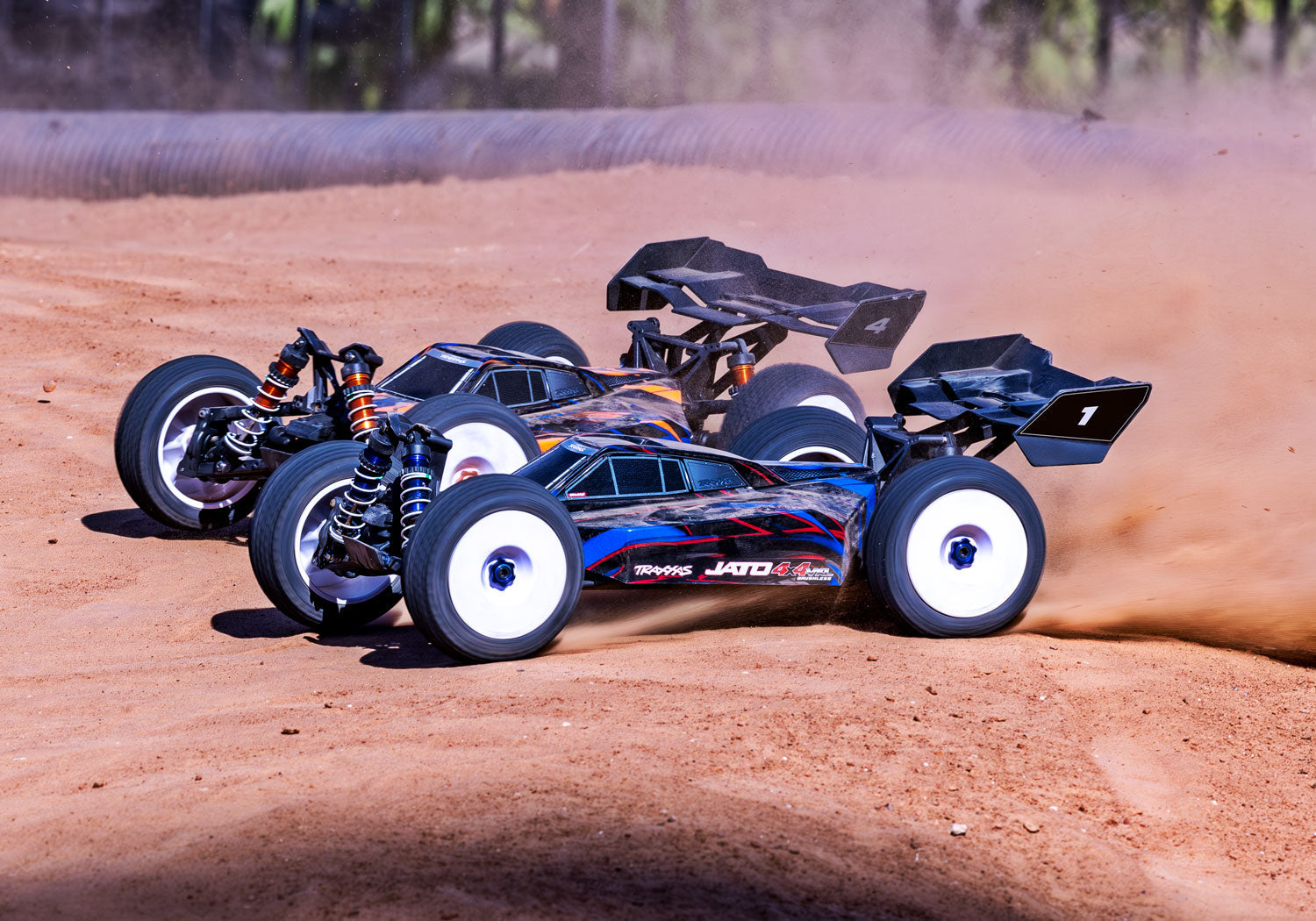 Traxxas Jato 4X4 VXL-4s 90386-4 - Acción Blue
