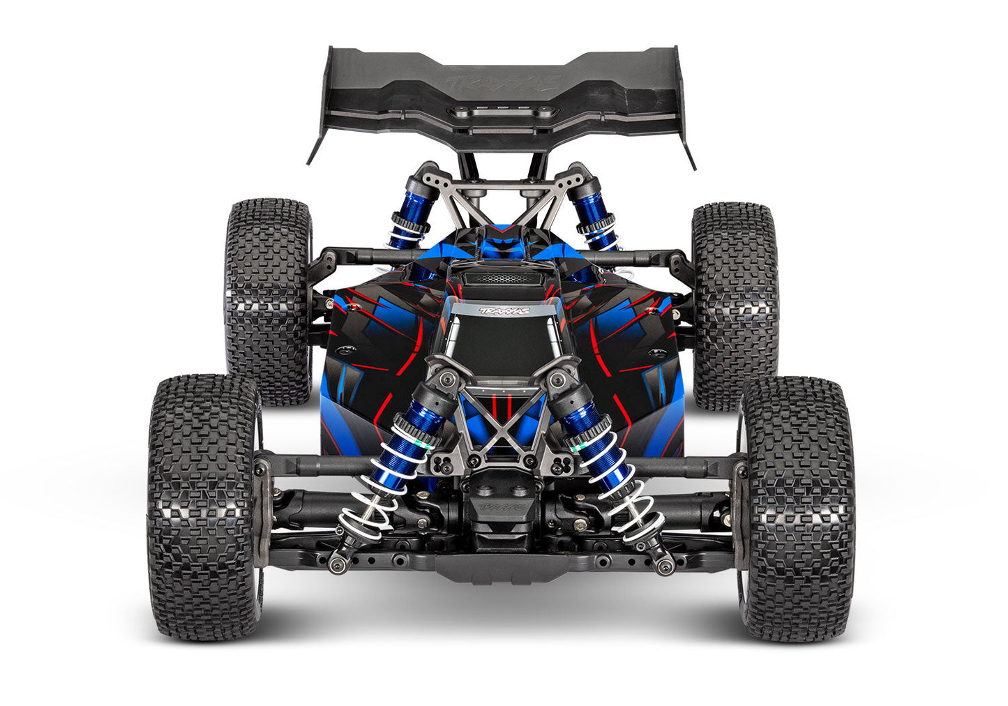 Traxxas Jato 4X4 VXL-4s 90386-4 - Vista frontal Blue