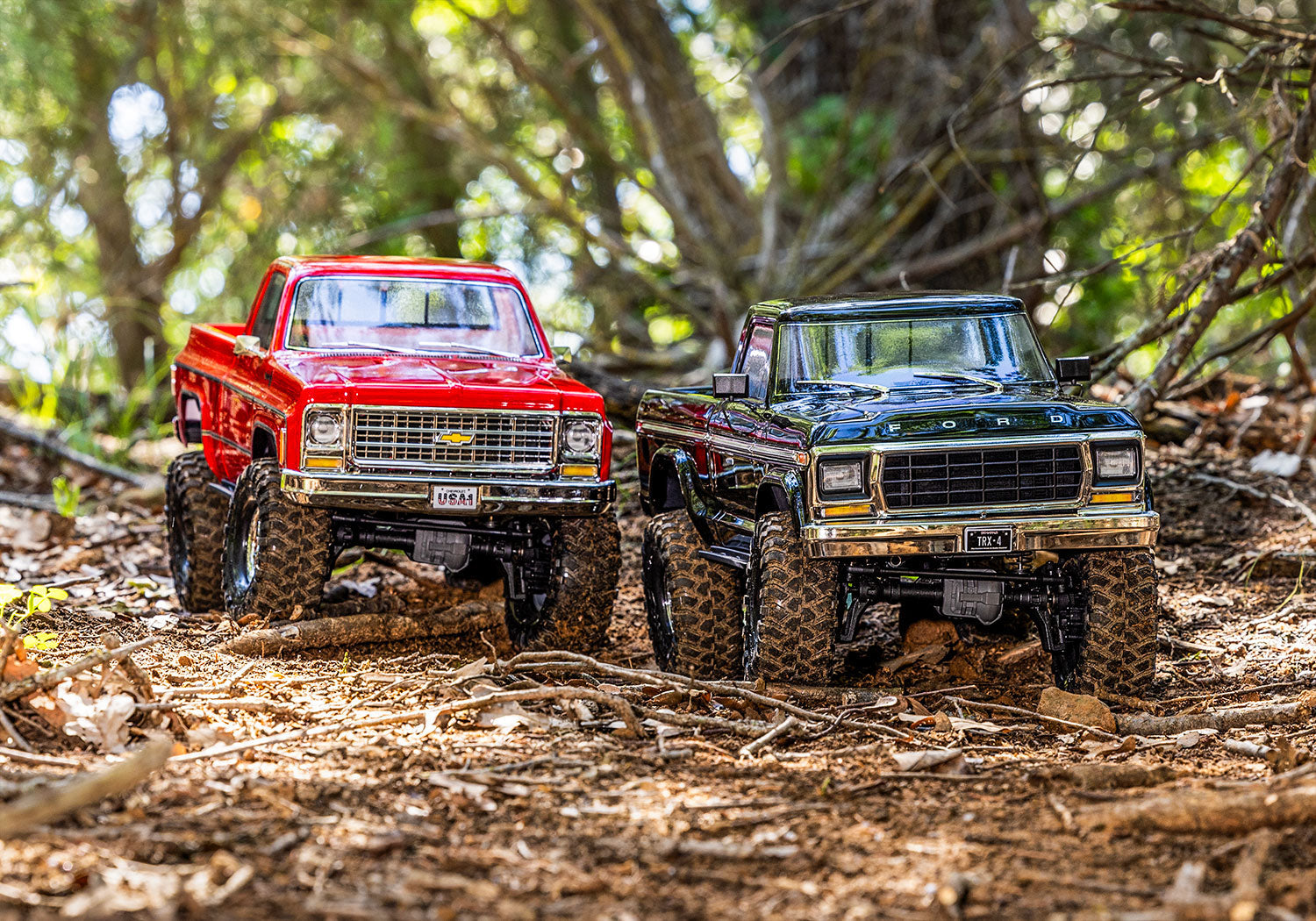 Traxxas TRX-4 Chevrolet K10 92154-4 - Acción en bosque