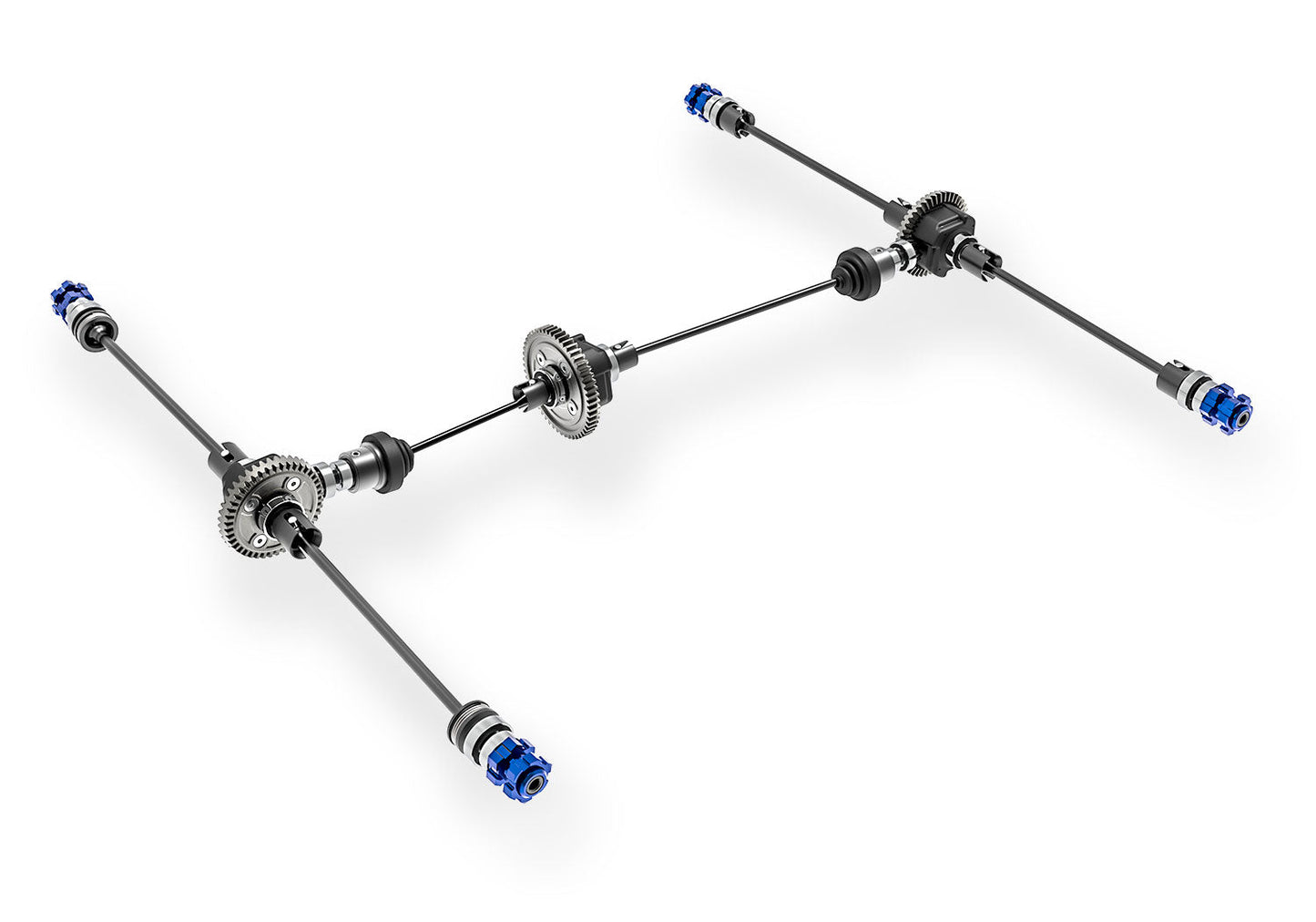 Traxxas Sledge 6S Brushless 4WD 1/8 – 95096-4 - 95096 4 Complete Driveline 2764