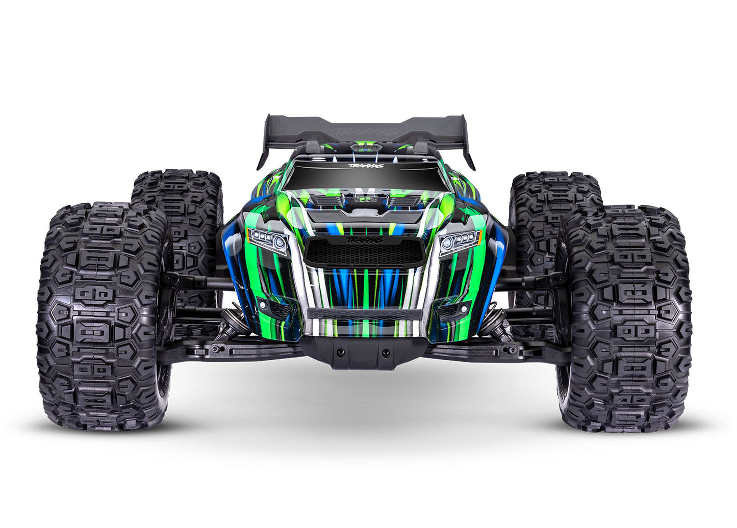 Traxxas Sledge 6S Brushless 4WD 1/8 – 95096-4 - 95096 4 Sledge Frontview GRN RGB
