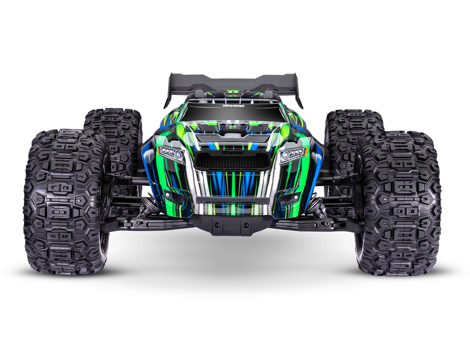 Traxxas Sledge 6S Brushless 4WD 1/8 – 95096-4 - 95096 4 Sledge Frontview GRN RGB