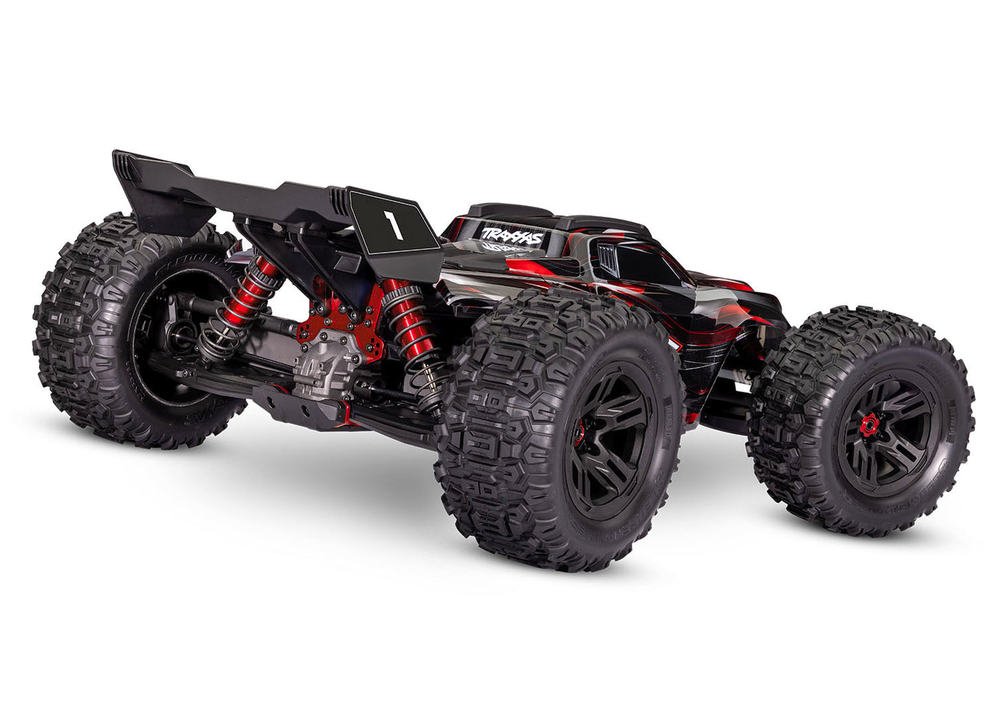 Traxxas Sledge 6S Brushless 4WD 1/8 – 95096-4 - 95096 4 Sledge Rear RED RGB