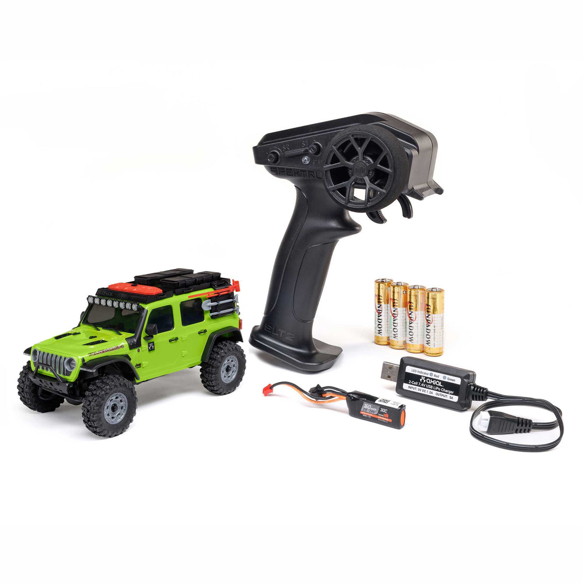 Axial SCX30 Jeep Wrangler JLU 1/30 AXI-2261 color Green