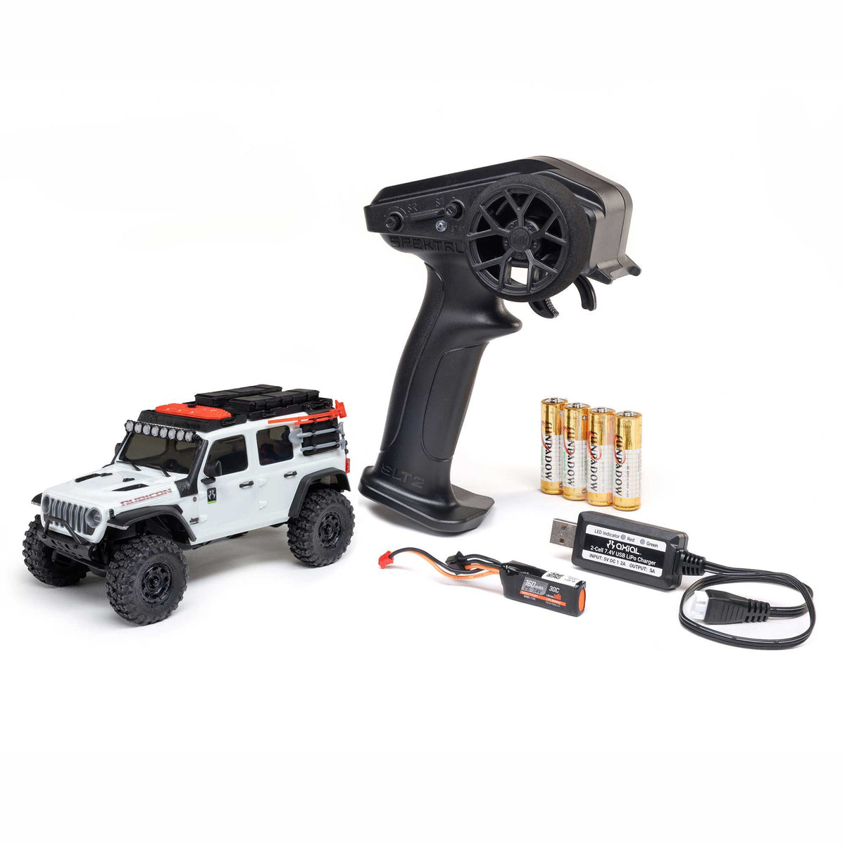 Axial SCX30 Jeep Wrangler JLU 1/30 AXI-2261 color White