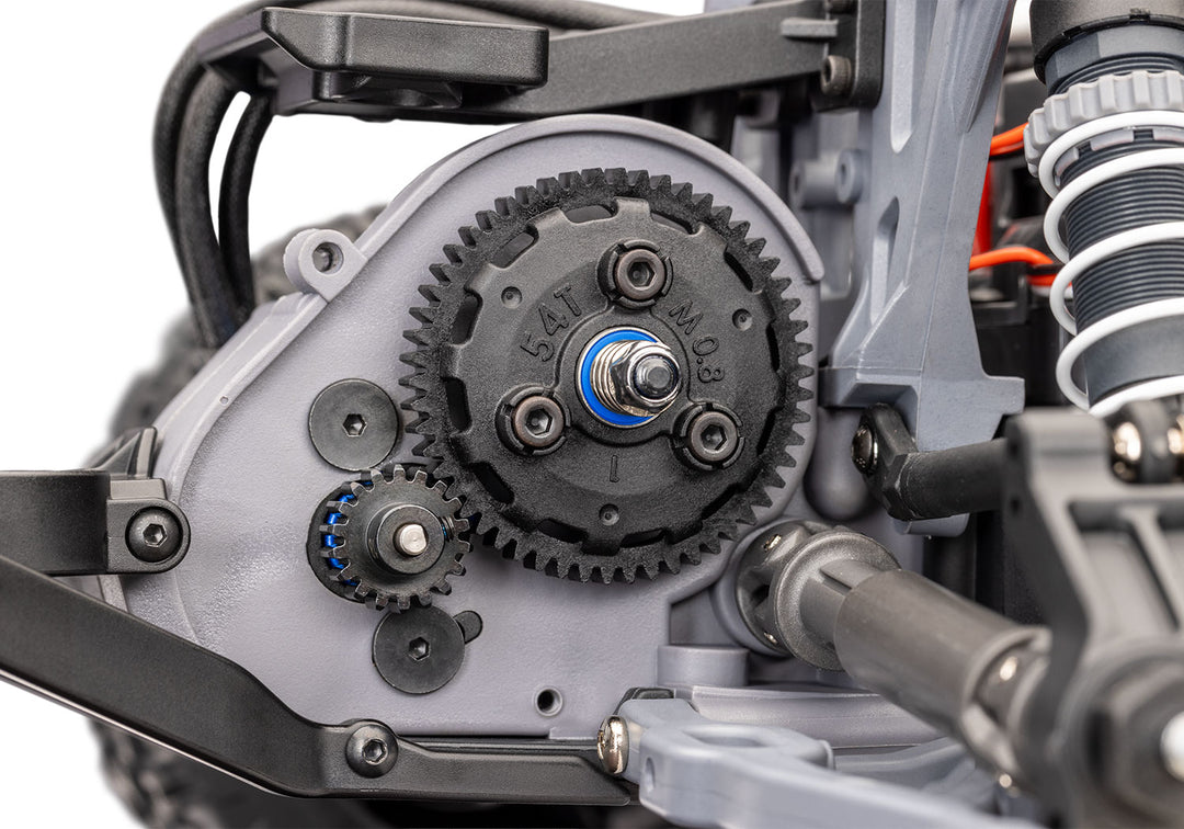 Traxxas Rustler 2WD Brushless 37454-4 - Transmisión detalle